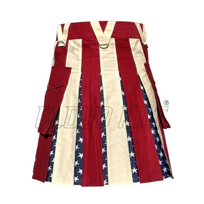 American Flag Hybrid Kilt For Men CLOUD KILT