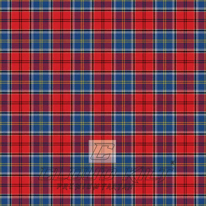 Asman Red Premium Tartan Kilt CLOUD KILT