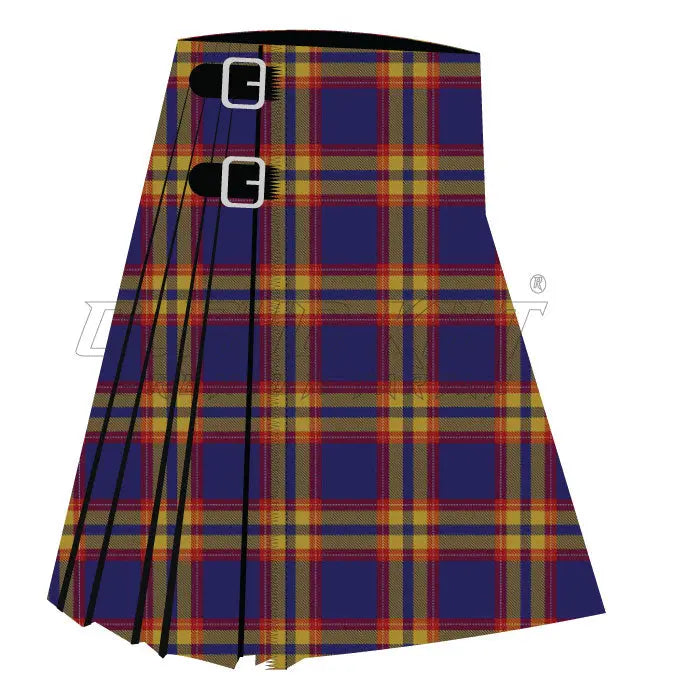 Auchtermuchty Army Premium Tartan Kilt - CLOUD KILT