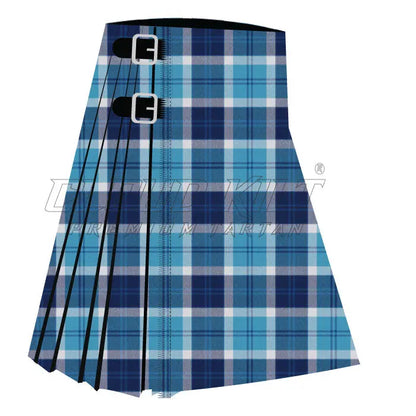 Bannockbane Blue Two Premium Tartan Kilt - CLOUD KILT