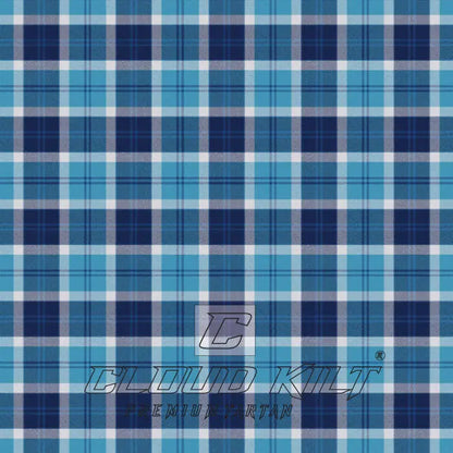 Bannockbane Blue Two Premium Tartan Kilt CLOUD KILT