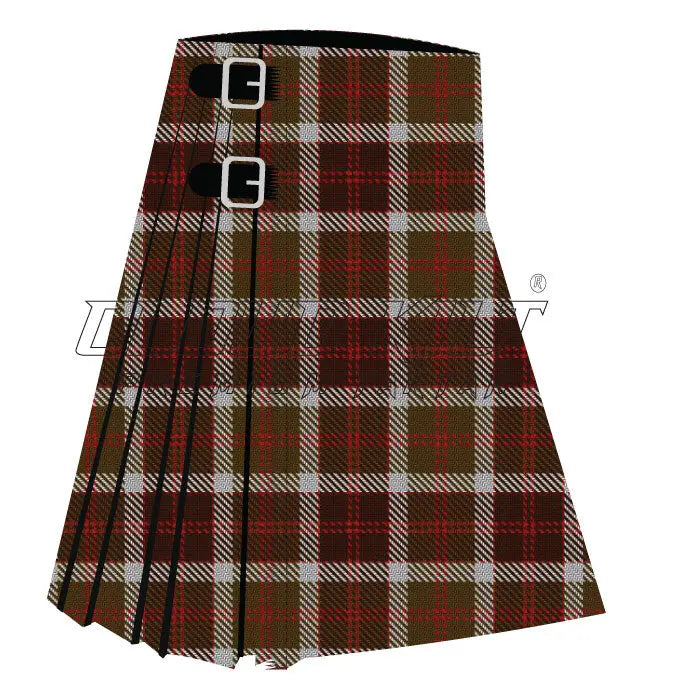 Bannockbane Brown Premium Tartan Kilt - CLOUD KILT