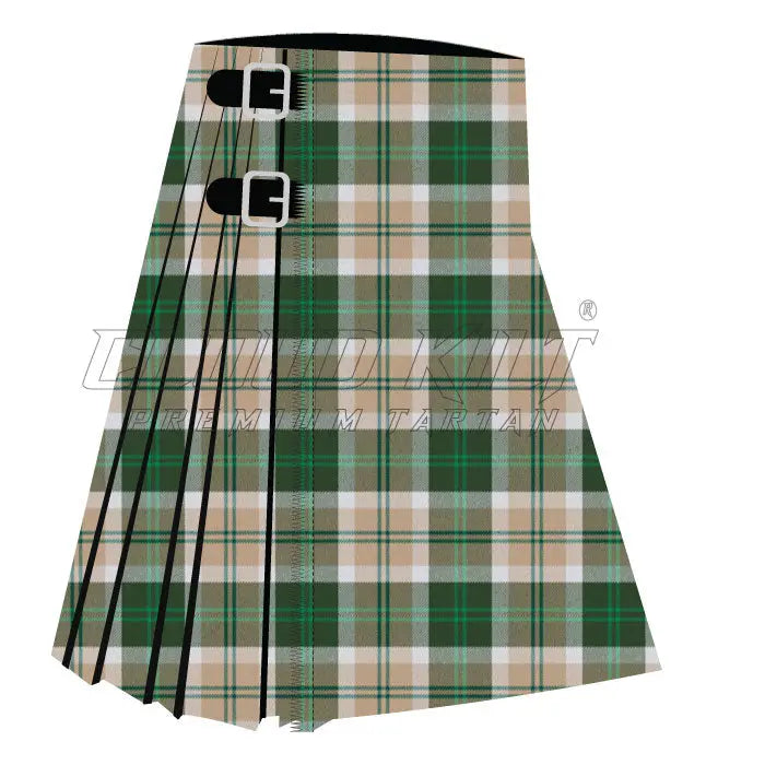 Bannockbane Dark Green Premium Tartan Kilt - CLOUD KILT