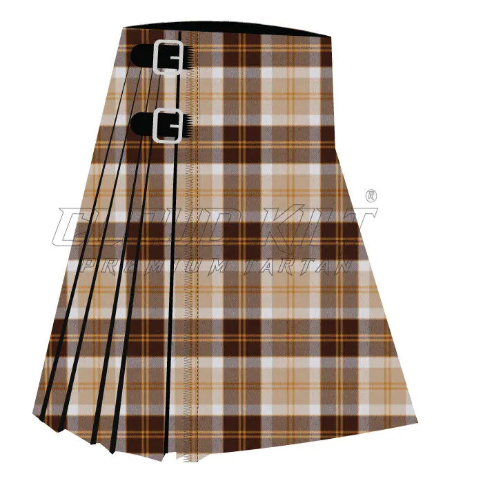 Bannockbane Orange Stripes Premium Tartan Kilt - CLOUD KILT