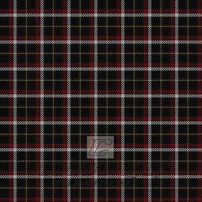 Black Asymmetric Premium Tartan Kilt CLOUD KILT