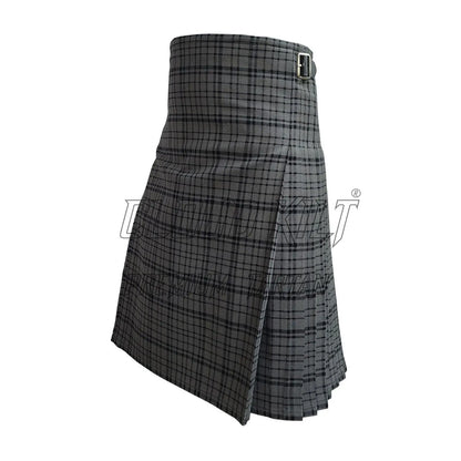 Black Dark Shadow Tartan Kilt CLOUD KILT