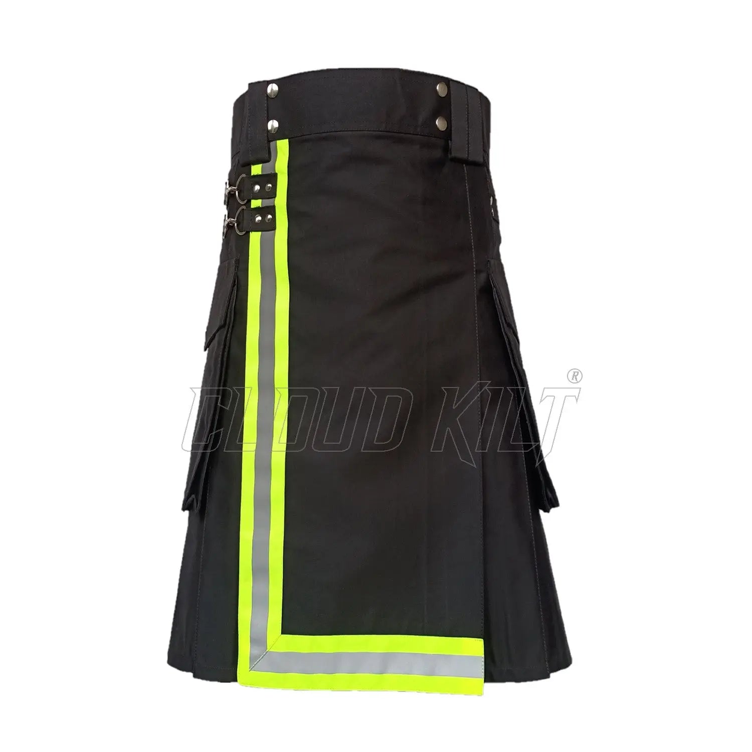 Black High Visibility Firefighter Kilt CLOUD KILT