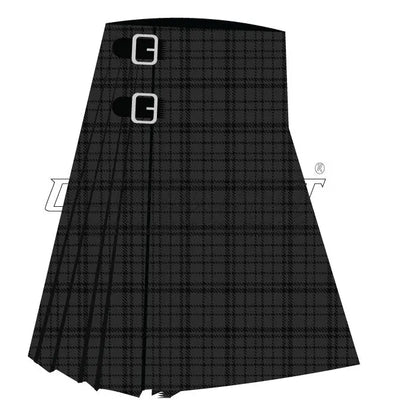 Black Shadow Premium Tartan Kilt - CLOUD KILT