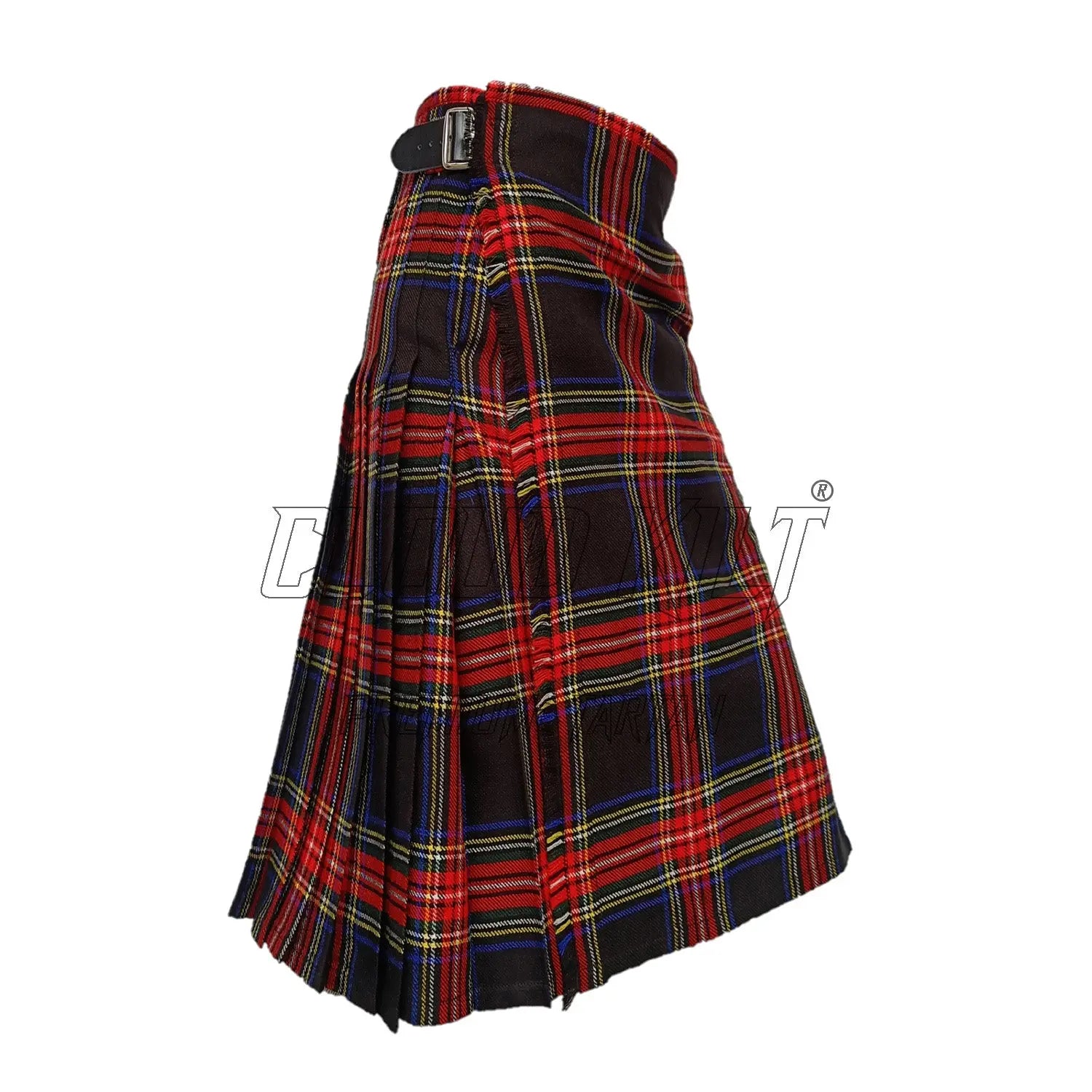 Black Stewart Tartan Kilt CLOUD KILT