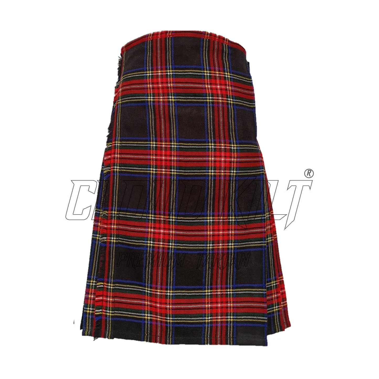 Black Stewart Tartan Kilt CLOUD KILT