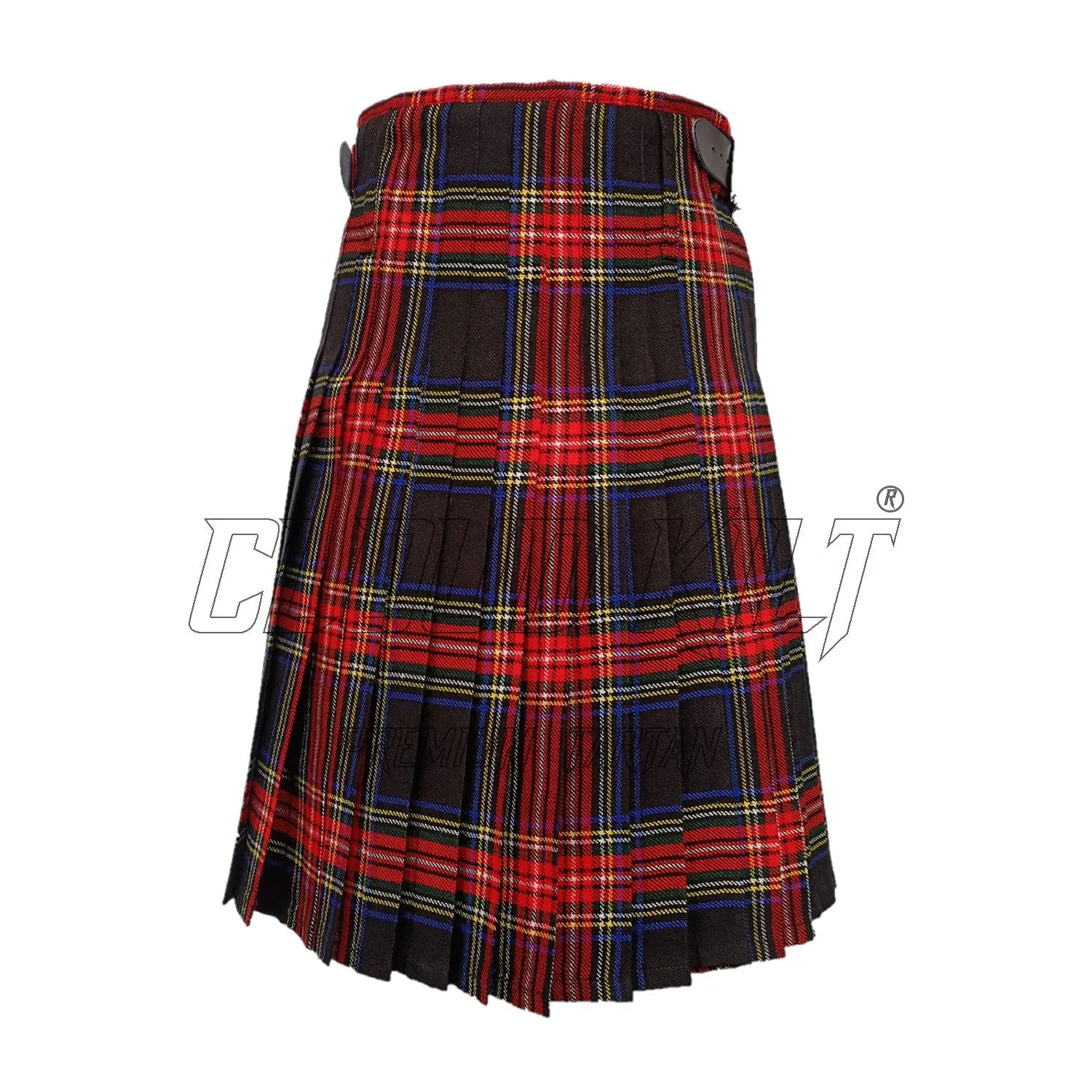 Black Stewart Tartan Kilt CLOUD KILT