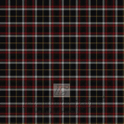 Black Symmetrical Premium Tartan Kilt CLOUD KILT