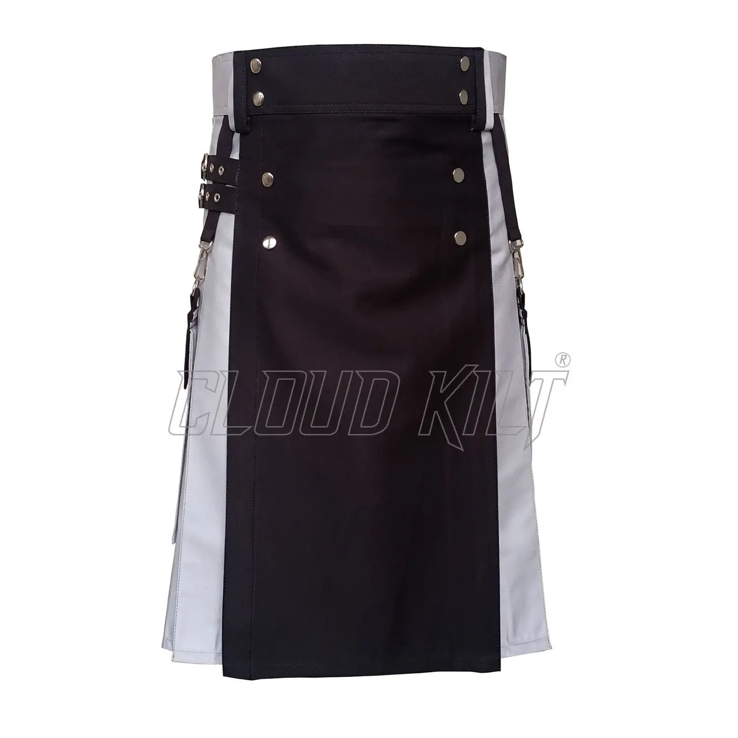 Black & Grey Utility Hybrid Kilt CLOUD KILT