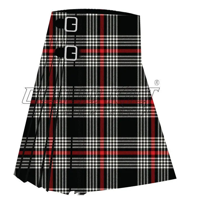 Border Reiver Check Premium Tartan Kilt - CLOUD KILT