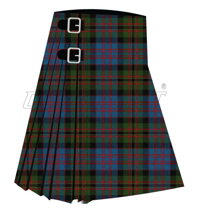 Bowie Black Premium Tartan Kilt - CLOUD KILT