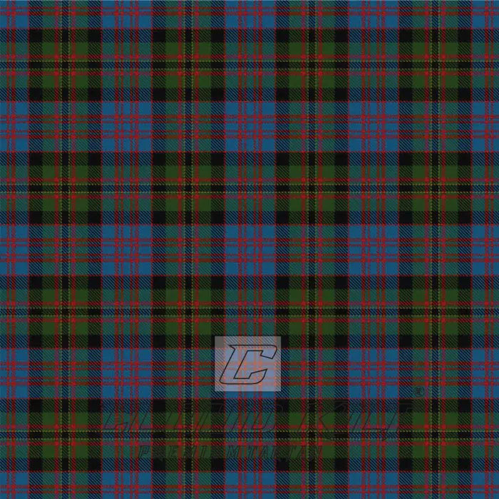 Bowie Black Premium Tartan Kilt CLOUD KILT