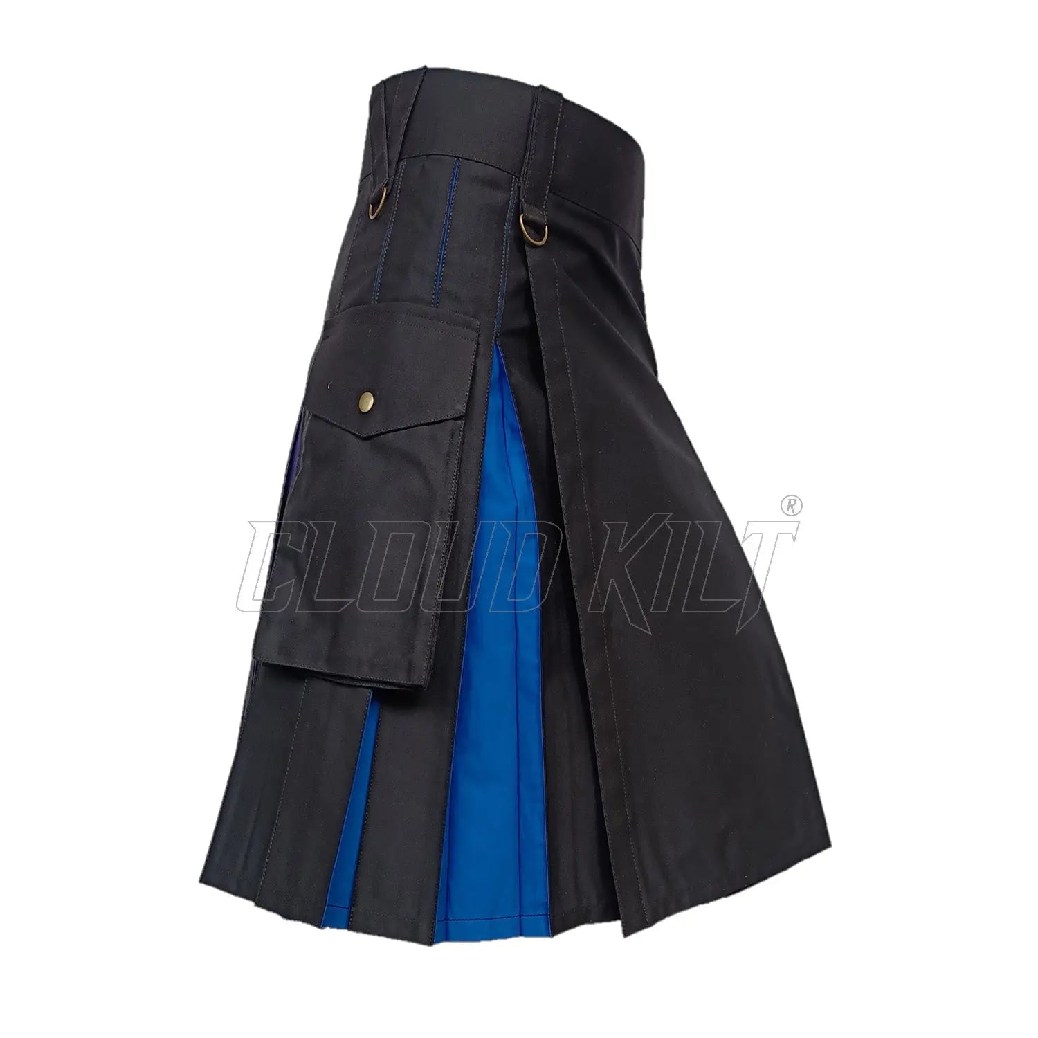 Box Plated Hybrid Utility Kilt With Multi Color CLOUD KILT