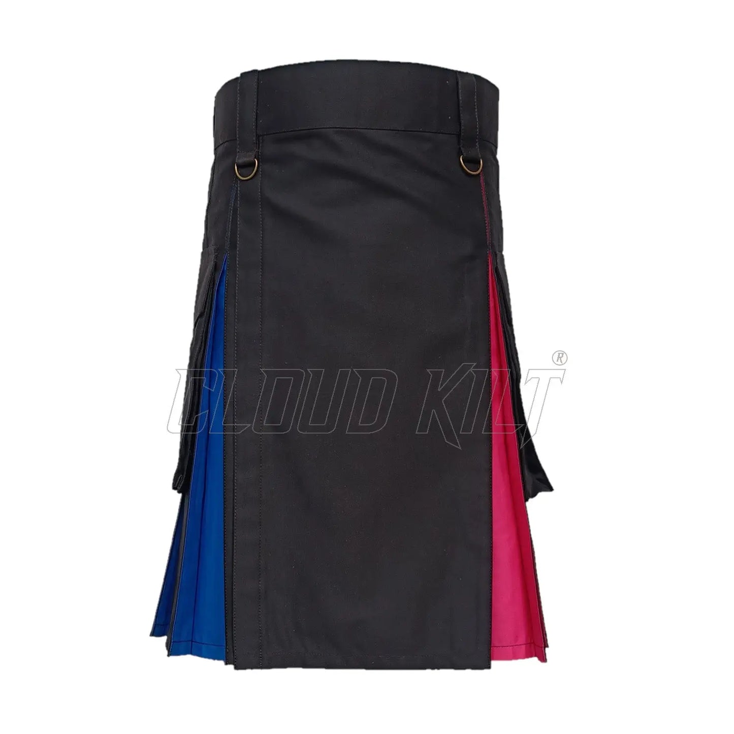 Box Plated Hybrid Utility Kilt With Multi Color CLOUD KILT