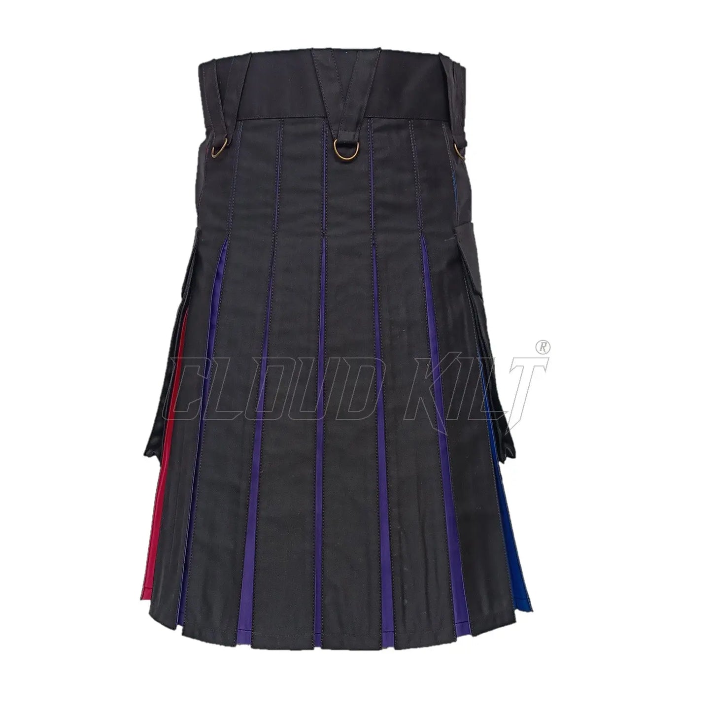 Box Plated Hybrid Utility Kilt With Multi Color CLOUD KILT