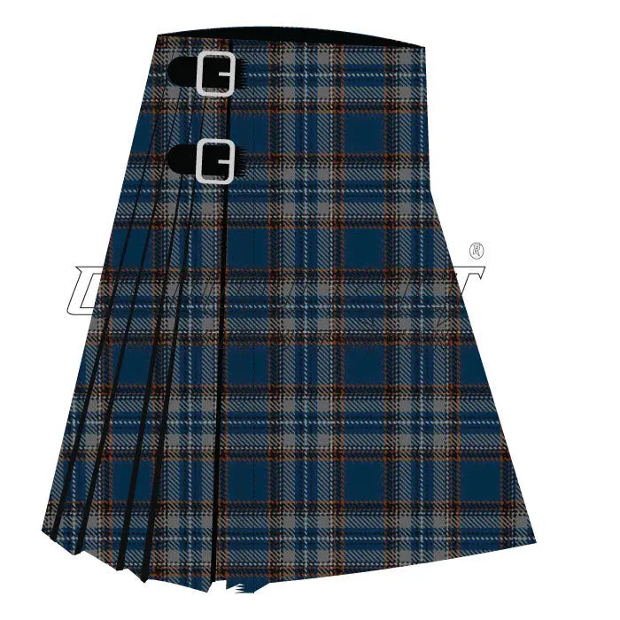 British Caledonian One Premium Tartan Kilt - CLOUD KILT