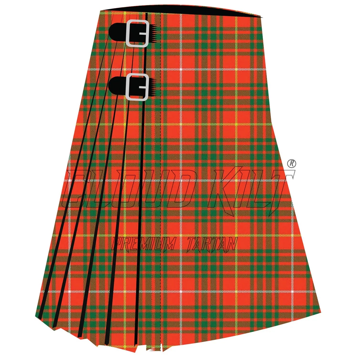 Bruce Ancient Tartan Kilt For Men CLOUD KILT