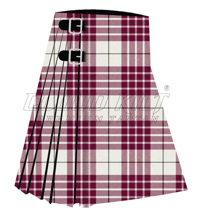 Buchanan Cerise Premium Tartan Kilt - CLOUD KILT