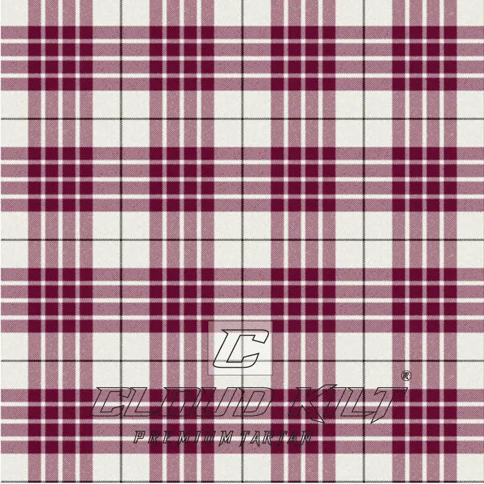 Buchanan Cerise Premium Tartan Kilt CLOUD KILT