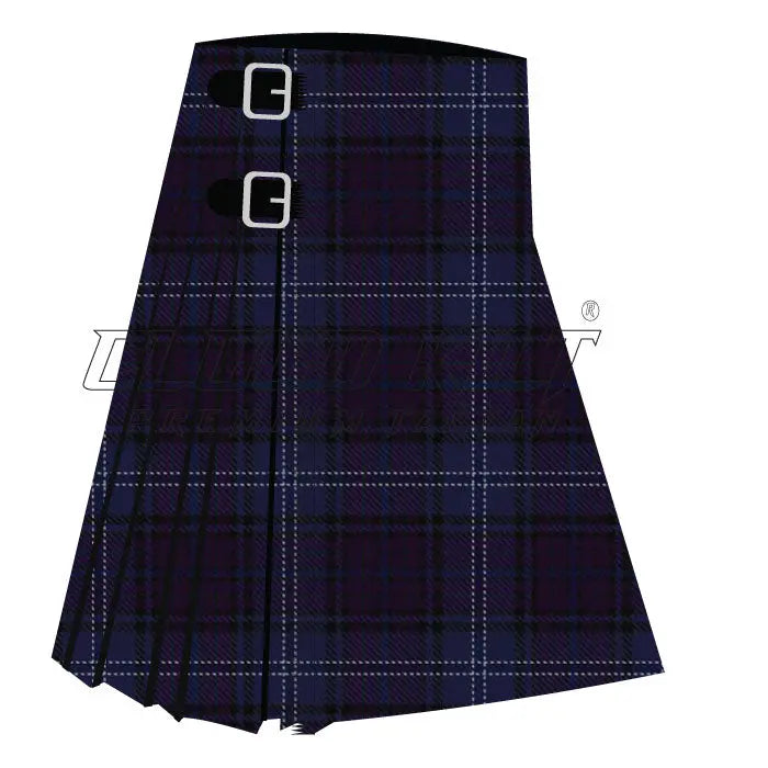 Bute Heather Modern Premium Tartan Kilt - CLOUD KILT