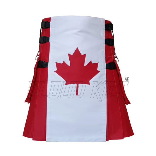 Canadian Flag Utility Kilt CLOUD KILT