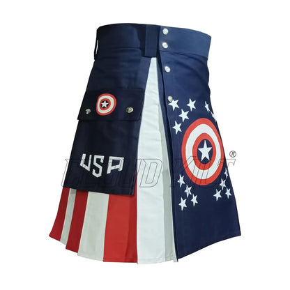 Captain of America Hybrid Utility Kilt CLOUD KILT