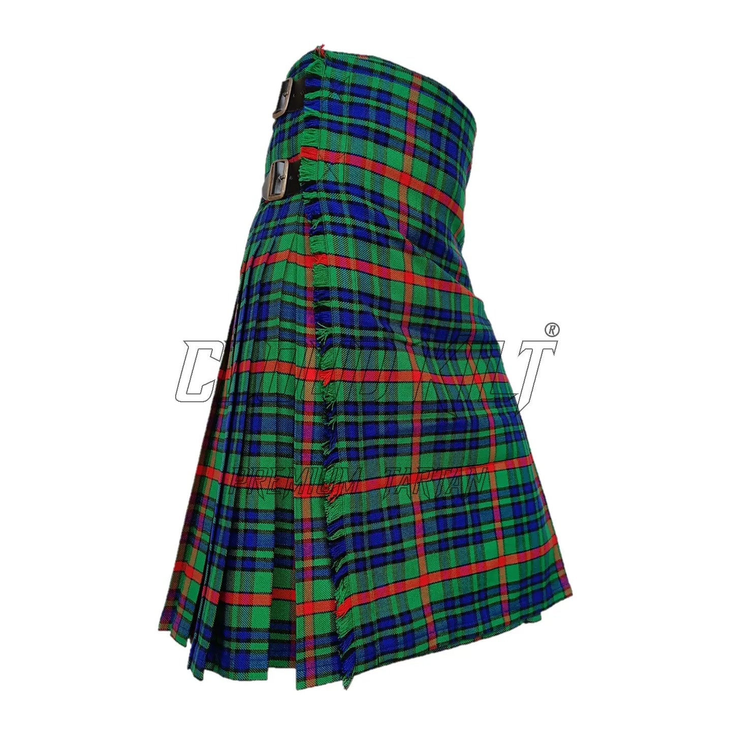 Casual Green Tartan Kilt CLOUD KILT