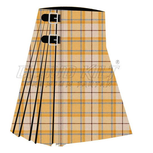 Comrie Gold Premium Tartan Kilt - CLOUD KILT