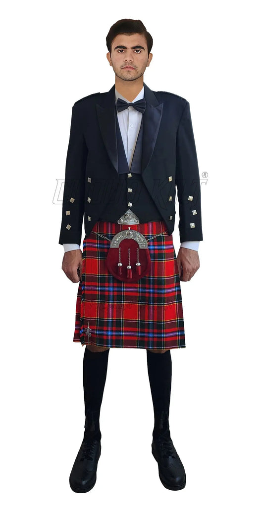 Custom Made Prince Charlie Kilt Outfit Package For Men CLOUD KILT