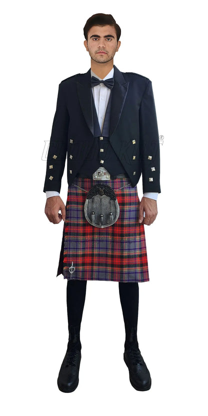 Custom Made Prince Charlie Kilt Outfit Package for Men CLOUD KILT