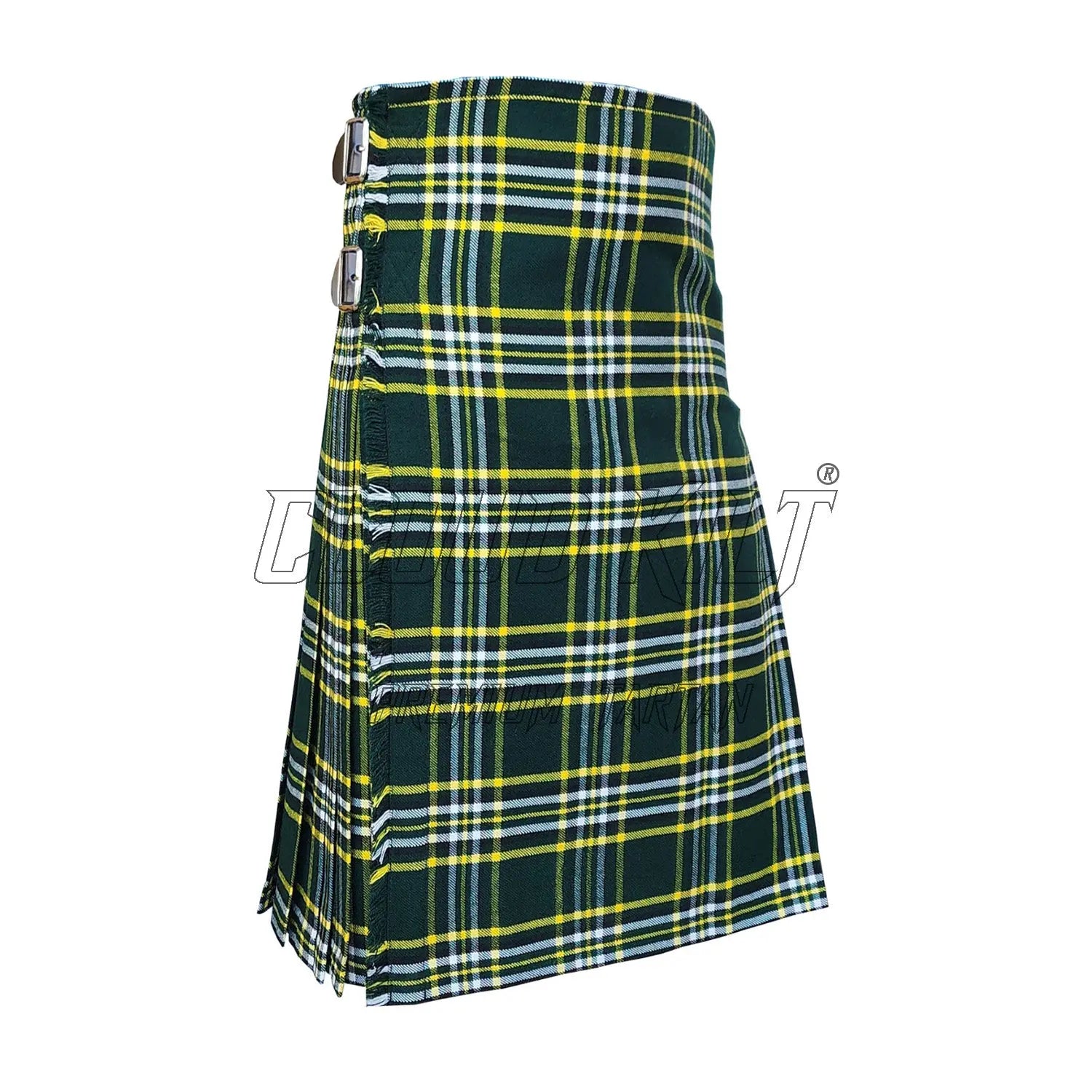 Dark Irish Green Tartan Kilt CLOUD KILT