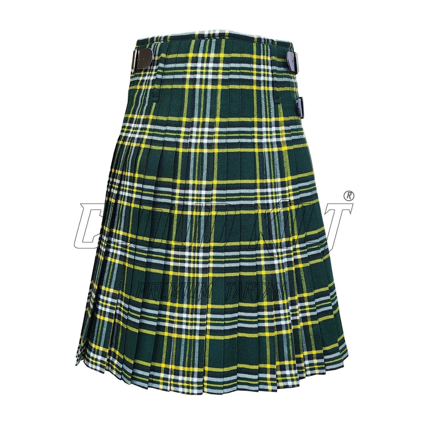 Dark Irish Green Tartan Kilt CLOUD KILT