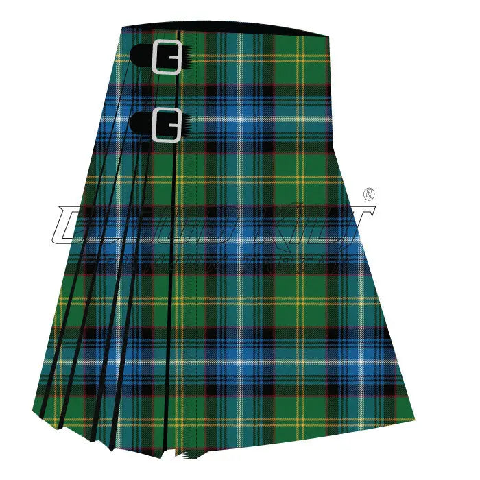 De Albergaria Baron of Greencastle Ancient Tartan CLOUD KILT