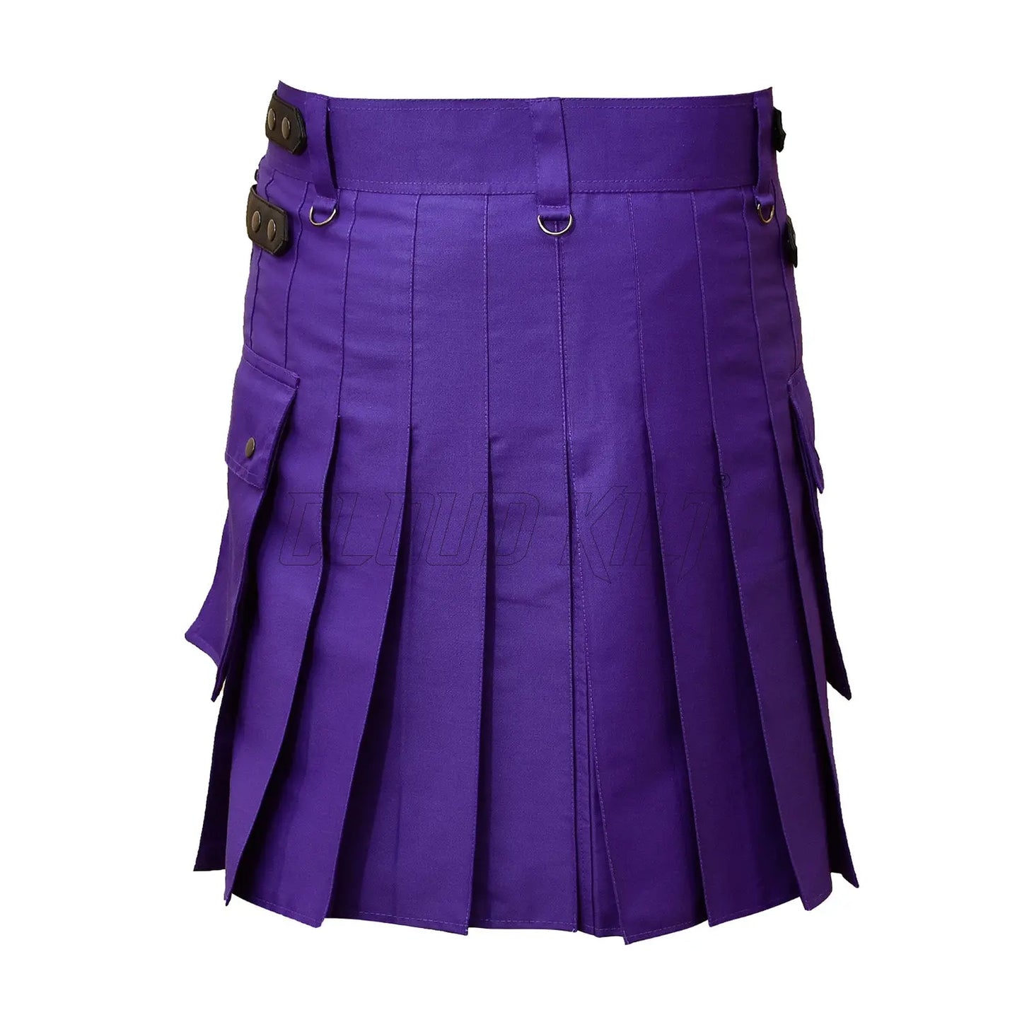 Deluxe Modern Purple Utility Kilt For Men CLOUD KILT