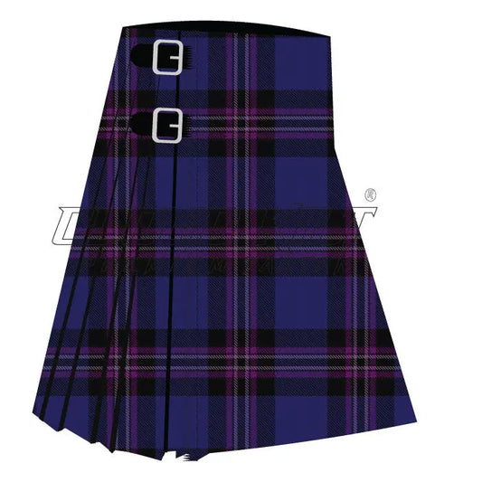 Earl Blue Marl Tartan CLOUD KILT