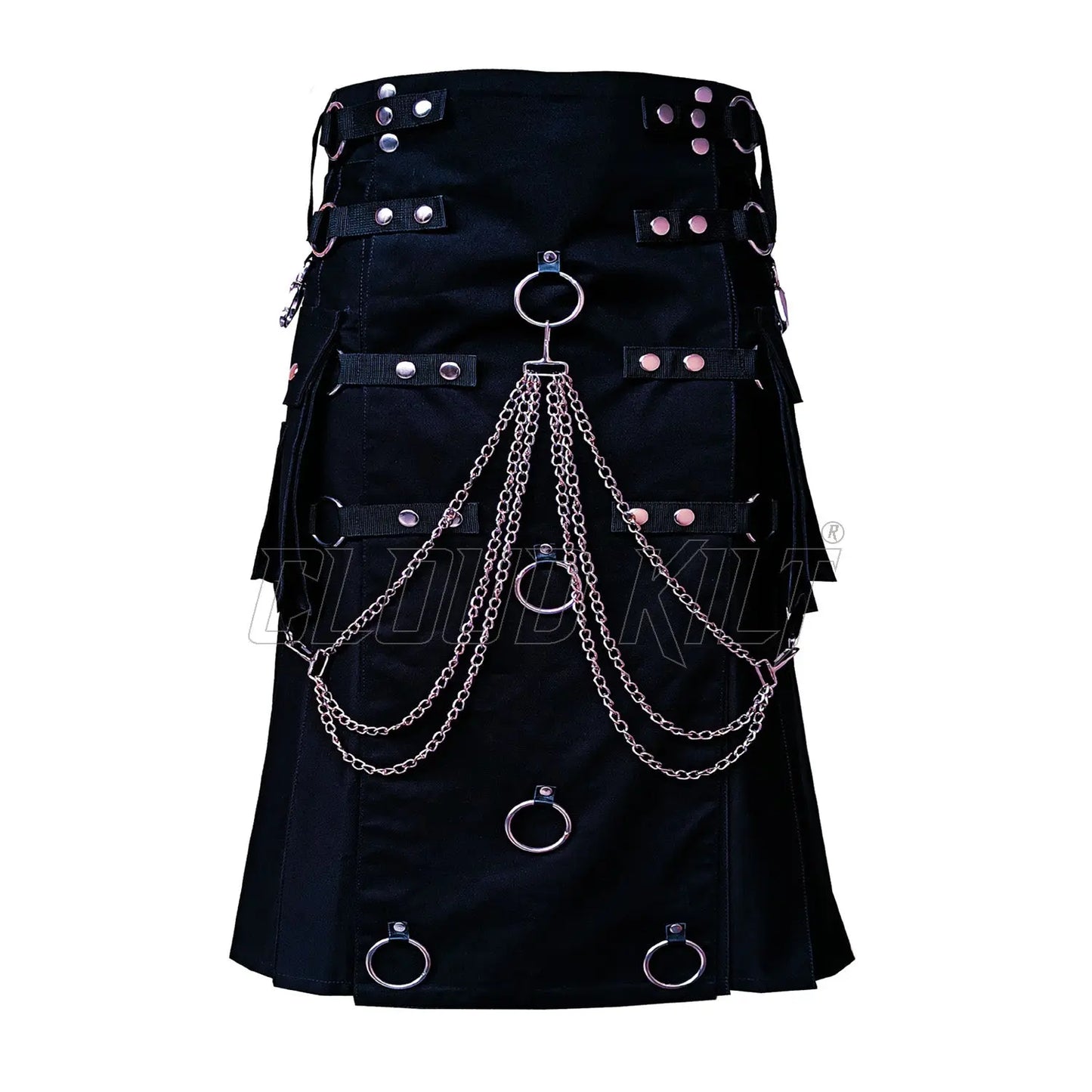 Fashion Utility Kilt With Chain CLOUD KILT