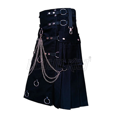 Fashion Utility Kilt With Chain CLOUD KILT