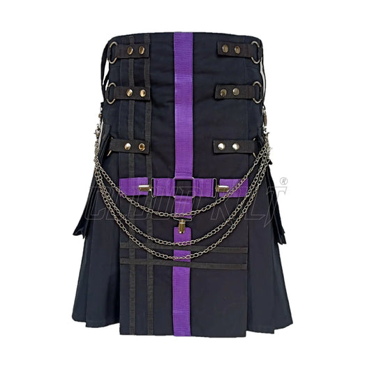 Fashion Utility Kilt With Chain CLOUD KILT