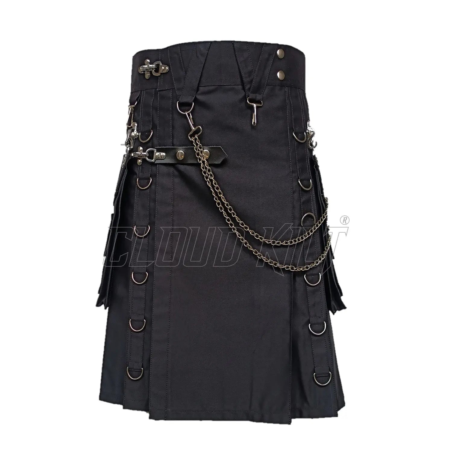 Fashion Utility Kilt With Chain CLOUD KILT