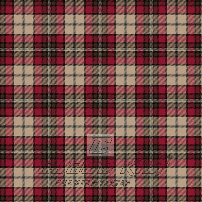 Fitzsimmons Red Modern Tartan CLOUD KILT