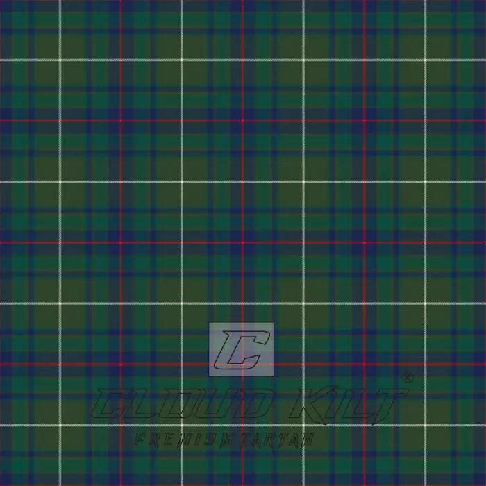 Fraser Gathering Green Modern Tartan CLOUD KILT