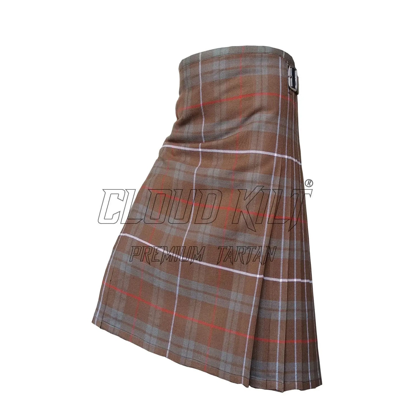 Fraser Weathered Stripe Tartan Kilt CLOUD KILT