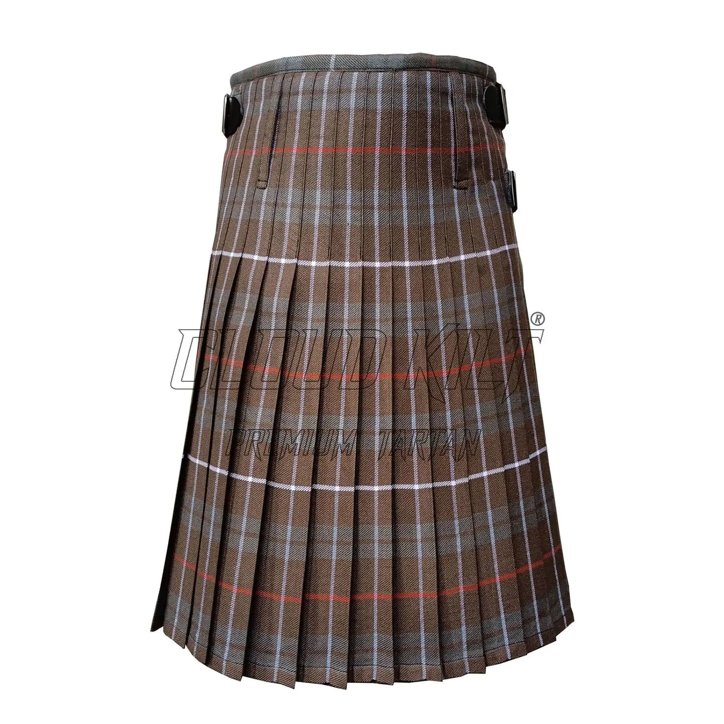 Fraser Weathered Stripe Tartan Kilt CLOUD KILT