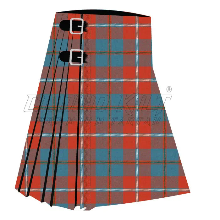 Galloway Red White Line Ancient Tartan - CLOUD KILT