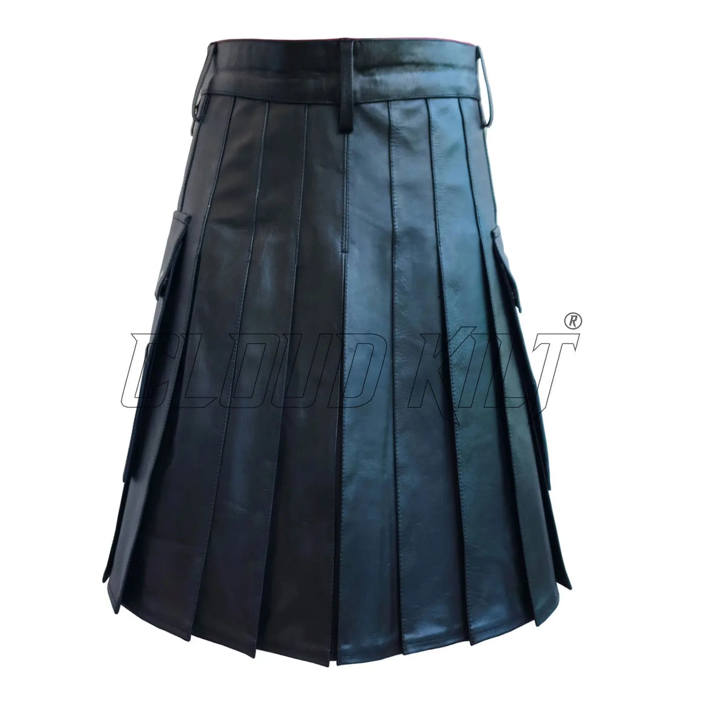 Genuine Cow Leather Utility Kilt For Men CLOUD KILT