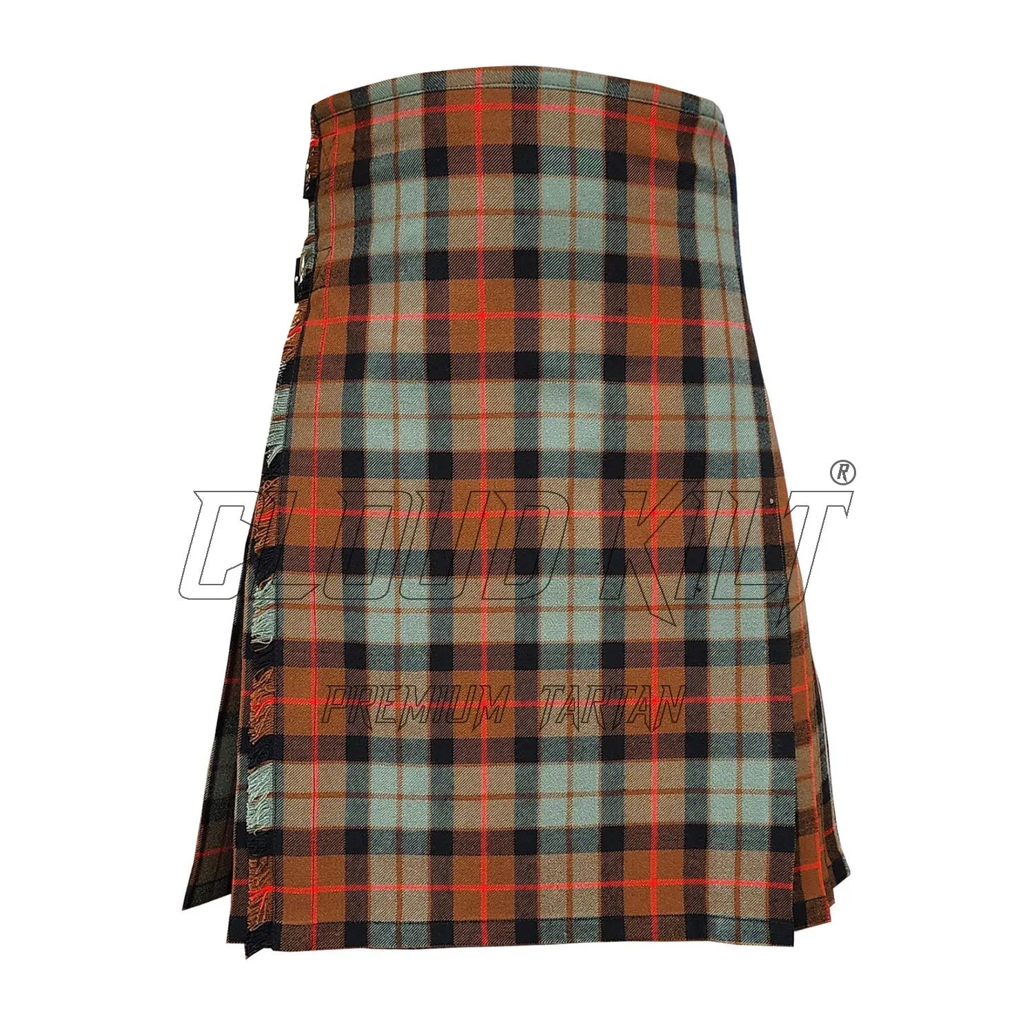 Gunn Weathered Tartan Kilt For Men CLOUD KILT